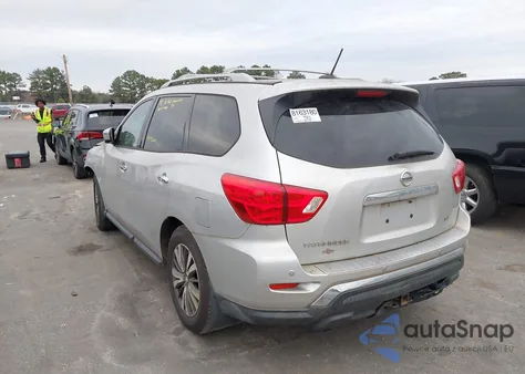 2017 Nissan Pathfinder Sl z USA, uszkodzony, nr VIN 5N1DR2MN7HC676511